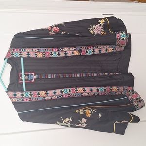 Johnny Was boho Kimono jacket sz XS